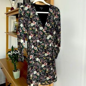 Long sleeve floral dress